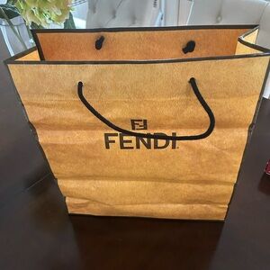 Fendi Brown Shopping Bag